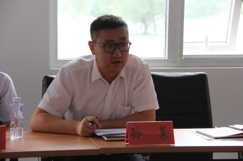 大会上的各项工作,排查辖区汛期安全隐患,盛智丰苑物业副总经理王继刚